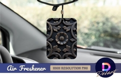 Ornate metalwork flower design Air Freshener PNG Product Image 1