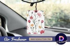 Watercolor floral seamless pattern air freshener png Product Image 1