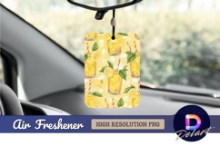 Lemonade drink seamless pattern Air Freshener PNG Product Image 1