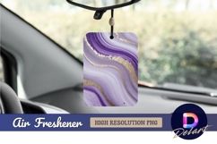 Purple marble with gold accent air freshener png Product Image 1
