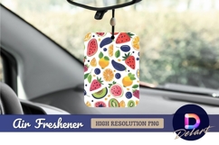 Colorful fruit pattern bright and cheerful Air Freshener PNG Product Image 1