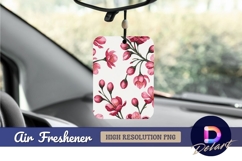 Watercolor pink cherry blossom flower Air Freshener PNG Product Image 1