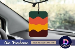 Abstract earthy wave pattern background air freshener png Product Image 1