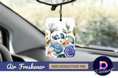 Watercolor floral arrangement air freshener png design Product Image 1