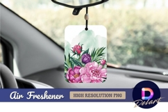 Watercolor floral arrangement with Air Freshener PNG Product Image 1