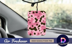 Pink and brown camouflage pattern texture Air Freshener Product Image 1