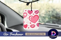 Pink hearts and lips air freshener png Product Image 1