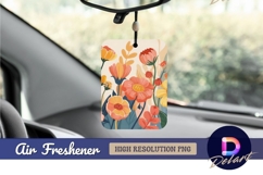 Air freshener png floral pattern design Air Freshener PNG Product Image 1
