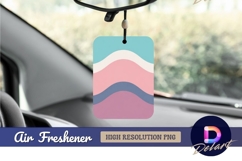Pastel wavy background design air freshener png Product Image 1