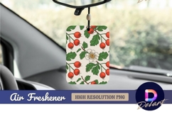 Hawthorn berries and flower Air Freshener PNG Product Image 1