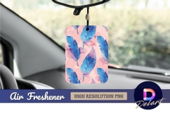 Watercolor feathers seamless pattern in Air Freshener PNG Product Image 1