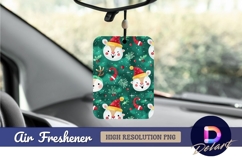 Cute christmas deer pattern festive Air Freshener PNG Design Product Image 1