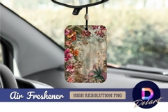 Floral botanical artwork vintage decorative Air Freshener Product Image 1
