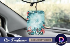 Floral background with space Air Freshener PNG Design Product Image 1