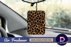 Leopard print background Air Freshener PNG Design Product Image 1