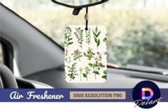 Vintage botanical illustration pattern for Air Freshener PNG Product Image 1