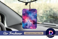Colorful nebula galaxy space air freshener png Product Image 1