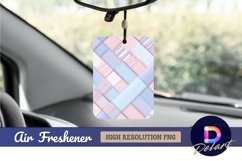 Pastel geometric pattern air freshener png design Product Image 1