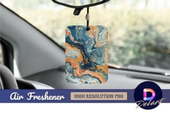 Abstract marble pattern with gold Air Freshener PNG Product Image 1
