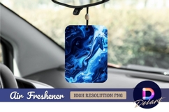 Blue marble abstract background air freshener png Product Image 1