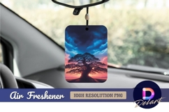 Majestic tree against colorful sky backdrop air freshener Product Image 1