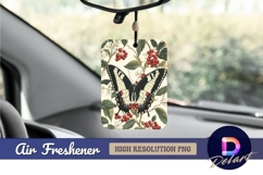 Butterfly surrounded by berries and Air Freshener PNG Product Image 1
