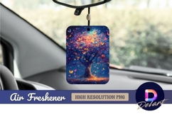 Butterfly tree colorful magical air freshener png Product Image 1