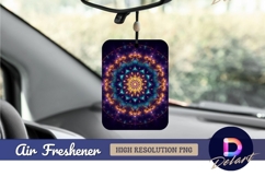 Vibrant mandala design air freshener png Product Image 1