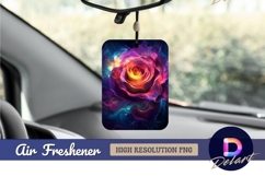 Cosmic rose nebula digital art Air Freshener PNG Product Image 1