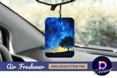 Starry night tree landscape with air freshener png Product Image 1