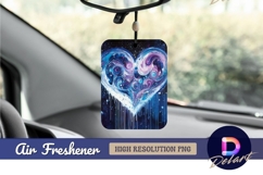 Galactic heart painting air freshener png Product Image 1
