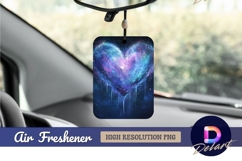 Cosmic heart galaxy romance air freshener png Product Image 1