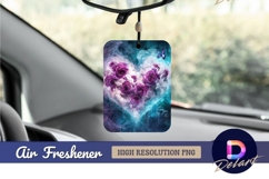 Heart of roses with butterfly air freshener png Product Image 1