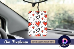 Hearts seamless pattern valentines day Air Freshener Png Product Image 1