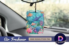 Sea life colorful paper cut style Air Freshener PNG Product Image 1