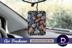 Textured river rocks in water Air Freshener PNG Product Image 1