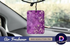 Purple floral vintage texture background air freshener png Product Image 1