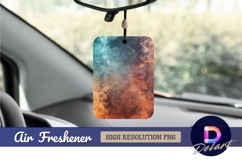 Abstract smoke texture blue and Air Freshener PNG Product Image 1