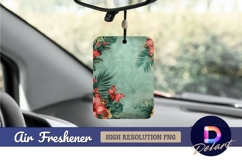 Tropical floral background with air freshener png Product Image 1