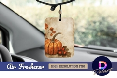 Rustic autumn pumpkin and berries Air Freshener PNG Product Image 1