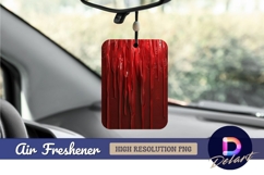 Dripping red paint texture air freshener png Product Image 1