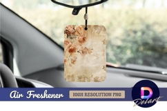Roses on vintage background Air Freshener PNG Product Image 1