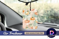 Watercolor pumpkins fall autumn theme Air Freshener PNG Product Image 1