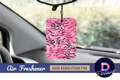 Pink and black abstract Air Freshener PNG Product Image 1