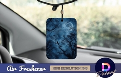 Eerie moonlit night with ravens and trees Air Freshener PNG Product Image 1