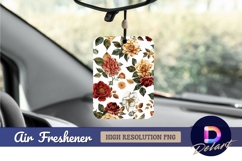 Watercolor rose flowers Air Freshener PNG Product Image 1