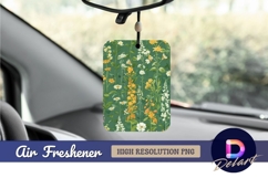Botanical floral pattern Air Freshener PNG Product Image 1