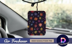 Colorful flower petals Air Freshener PNG Product Image 1