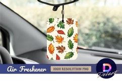 Colorful autumn leaves Air Freshener PNG Product Image 1