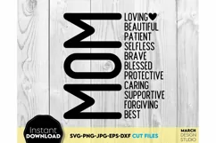 Mothers Day svg - Mom Inspiration Svg - Mom Shirt Svgs Product Image 2